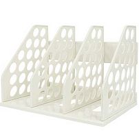 Лоток вертик.3-секц. Darvish DV-16153-1 белый,сборный