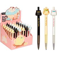 Ручка авт. масл. шар. deVENTE "MooreCafe" 5070626 синяя,0,7мм,подар.с декор.эл.,асс.