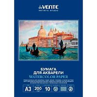 Папка для акварели A3 10л. deVENTE "Artistic Studio" 2131304 акварел.бум.,200г/м2,мелкое зерно