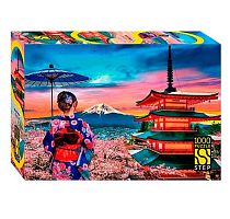 Пазлы 1000 Степ Пазл "Вид на Фудзи" 79823