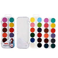 Краски 24цв. ГЛОБУС КАМ24 аквар.,мед.,б/к