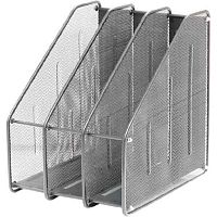 Лоток вертик.3-секц. deVENTE 3041008 серый,метал.,сетчатый,24,5*28*35,3см