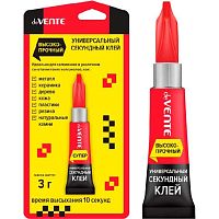 Клей универсальный-супер 3гр. deVENTE "Super glue" 4180300 прочный,концентр.