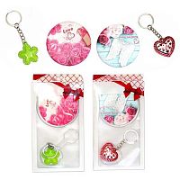Набор подар. 2в1 "Сердце" (зеркало+брелок) Р-10 Кбр482