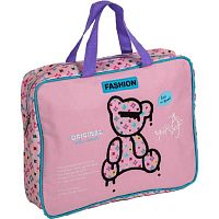 Сумка-планшет А4 deVENTE "Fashion Bear" 8056451 текстил.,с расш.8см,текстил.ручки 28см