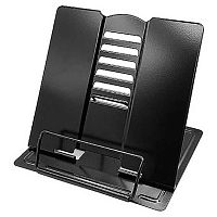 Подставка для книг/планшета ПЧЕЛКА П-071 "Чёрная" метал.,офис