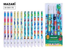Ручка гелевая "Пиши-Стирай" MAZARI "Funny мonsters" M-5461-70 синяя,игольч.,0,5мм,термо.