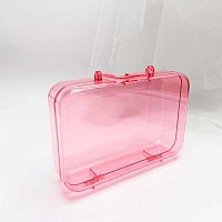 Шкатулка пластиковая "KiKi HAUS" 616-714 чемоданчик,розовый