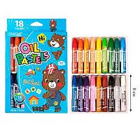 Мелки восковые 18цв. ПГС "Мишка" Р23953-4