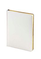 Ежедневник н/д А5+ 136л. BV кож.зам. "Sydney Nebraska" 3-128/06 белый,золот.срез