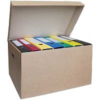Короб архивный OfficeSpace "Делопроизводство" 192294 крафт 480*325*295