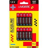 Батарейка deVENTE "Repair & Craft" 9010111 алкалиновая,AAA,LR03,1,5В,12шт/блист.