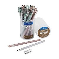 Ручка шар. BV FirstWrite "Morandi diamond" 20-0438 синяя,0,5мм,корп.софт-тач