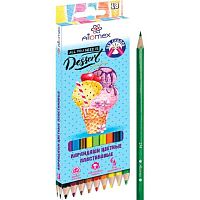 Карандаши пластик. 18цв. ATTOMEX "Dolce Vita" 5023611 шестигр.,к/к