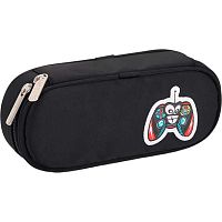 Пенал-косметичка deVENTE 210*80*50 "Game Monster" 7023609 (50предм.) овал.,чёрный,полиэстер
