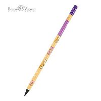 Карандаш ч/гр. пластик. с ласт. BV Kids "Лисёнок" 21-0072/05 HB,трёхгр.корп.,грифель 3мм