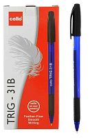Ручка масл. шар. Cello Trig-31B синяя,0,7мм,трёхгр.син.корп.,грип 1061654 (0747)