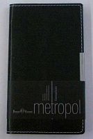 Еженедельник карм. н/д А6  80л. BV кож.зам. "Metropol" 3-492/03 чёрный