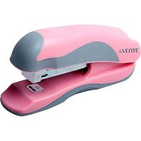 Степлер №10 12л. deVENTE "Pastel" 4142526 розовый,пластик,с кауч.вставк.,к/к