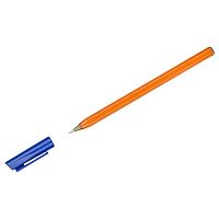 Ручка шар. СТАММ "800" РШ-30362 синяя,0,7мм,оранж.корпус