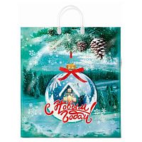 Пакет полиэт. Миленд 40*44см "Хрустальный шар" ПИ-4767 лам.,100мкм,пластик.ручка