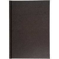 Записная книжка B6  80л. ATTOMEX "Basis" 2252703 тв.обл.,б/в,чёрная,клетка,бел.бум.