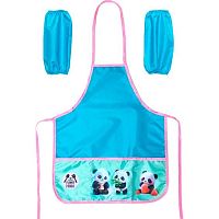 Накидка с нарукавниками deVENTE 45*54см 7042502 "Yummy Panda" водооттал.ткань,3карм.с рис.