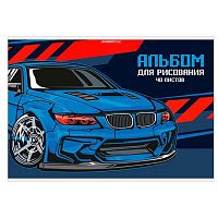 Альбом для рис.40л. КанцБиз "Синяя машина" 14434