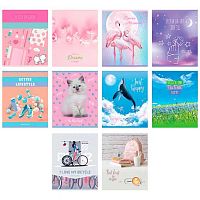 Тетрадь 48л. (линейка) BG "Mix-10. Девочки" 10408 эконом,асс.