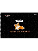 Альбом для рис.40л. Проф-Пресс спираль "Маленькие друзья" А40-8352 выб.лак,мат.лам.,бл.100г/м2