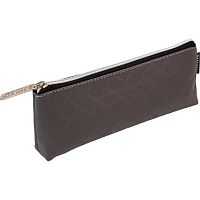 Пенал-косметичка deVENTE 210*80*35 "Factura" 7026531 (45предм.) серый,треуг.,кож.зам.