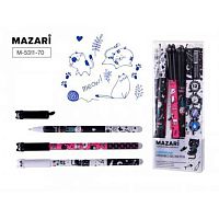 Ручка гелевая "Пиши-Стирай" MAZARI "Catodream" M-5311-70 синяя,0,5мм ,ПВХ-уп.