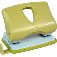 Дырокол  20л. deVENTE "sigNATURE" 4020514 оливковый,пластик,с линейкой,к/к
