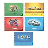 Альбом для рис.40л. SVETOCH спираль "Дорога к победе" А207 (01543) пластик.обл.