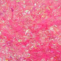 Добавка для слаймов Slime Битое стекло в пакете (слюда Фуксия, 20гр)