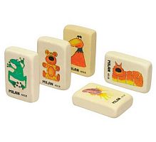 Ластик MILAN 4018 "Звери" CMM4018 синт.каучук,5.2*3.5*1.3см