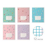 Тетрадь 12л. (клетка) АЛЬТ "Эскимошки" 7-12-1112/1 обл.мел.карт.,выб.уф-лак,конгр.,асс.