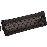 Пенал-косметичка deVENTE 210*60*60 "My Secret Mesh" 7026616 (40предм.) треуг.,чёрн.,мат.сетка ПВХ