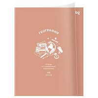 Тетрадь предм. 48л. BG пластик.обл. "Ясно и понятно-География" 62368 (клетка)