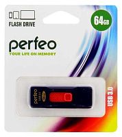 Флеш-драйв64Гб Perfeo USB3.0 S05 Black