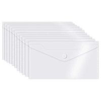 Папка-конверт на кнопке 260*140мм deVENTE 3079572 прозр.,300мкм