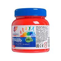 Гуашь худ. 240мл ЛУЧ "Классика" алая 30С 1814-08