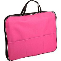 Сумка-планшет А4 deVENTE "Розовая" 3075142 текстиль,на молн.,ручки 24см