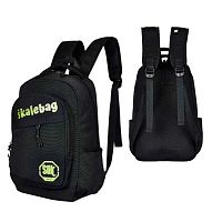 Рюкзак подростковый SANVERO BP21013 чёрный 39*25*16см 1отд.,водонепрониц.нейлон