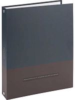 Ежедневник н/д А5 128л. Проф-Пресс тв.обл. "Тёмные оттенки" 128-6780 на кольцах,тв.обл.,мат.лам.,лён