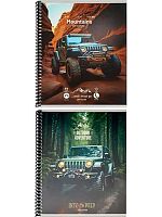 Тетрадь 48л. (клетка) Проф-Пресс спираль "Приключения на авто" 48-6534 мел.карт.,твин лак,хол.фольга