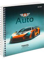 Записная книжка А6  80л. Проф-Пресс спираль "Шикарная машина-2" 80-3700