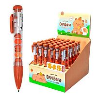 Ручка гелевая авт. CENTRUM "Капибара" 77406 синяя,0,5мм