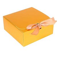 Коробка подар. КОКОС 212865/3 золото (11,5*11,5*5) 