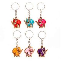 Брелок "Слоник" 3,5см,золото Р20-28 Кбр20-28 